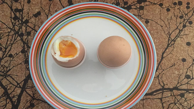 Ei koken hoe lang?